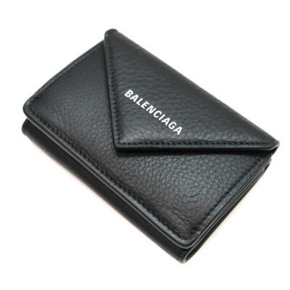 Balenciaga Wallet Black Leather - Picture 1 of 6